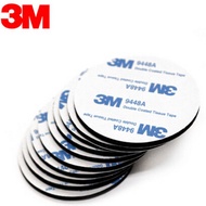 【GL】10pcs/lot 3M 9448A Black Double Sided Adhesive PE Foam pad Tape thickness 2mm x 30mm Round