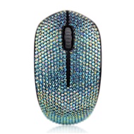 SA@ Luxury 6 Colors Bling Crystal Rhinestone 2.4G Wireless Mouse for Laptop, Notebook, PC, Computer,