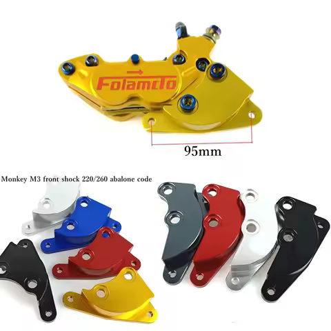 For Honda Msx125 M3 M5 Monkey Motorcycle Front Shock Brake Caliper Bracket Adapter For 220/260mm Bra