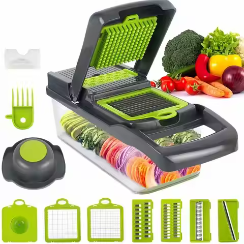 Vegetable Chopper, Professional Onion Chopper, Multifunctional Food Chopper, Kitchen Vegetable Slice