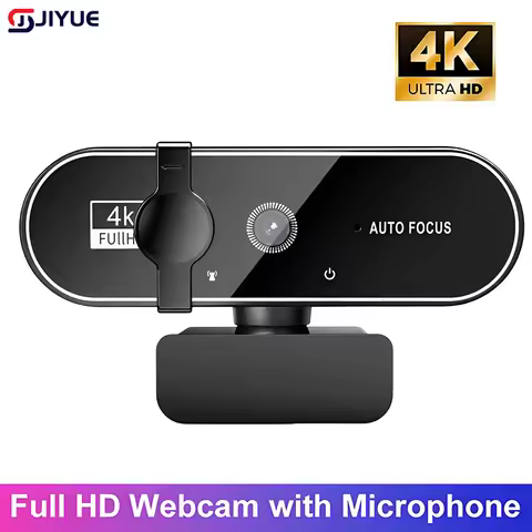 4K Webcam Video Camera 2K Autofocus Streaming Web Cam With Microphone Full HD 1080P Webcams for PC/C