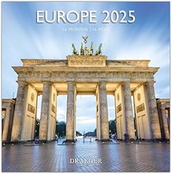 Large Wall Calendar 29 x 29 cm 2025 – September 2024 to December 2025 – Europe