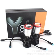ไฟหน้า รถยนต์ led h4 1คู่ หลอดไฟรถยนต์ LED Y8 ของแท้ รับประกัน 1 ปี สินค้ามีพร้อมส่ง ขั้ว H4