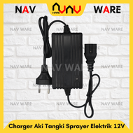 Charger Aki Tangki Sprayer Elektrik 12V / Cas Baterai Knapsak 12 Volt