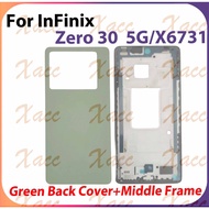 For Infinix zero 30 5G Battery Back Cover with Middle Frame Phone Replacement Installation