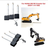 3 PCS New Upgrade Metal Arm Driving Servo Part RC Alloy Excavator Metal Arm Part For HUINA 1592 RC C