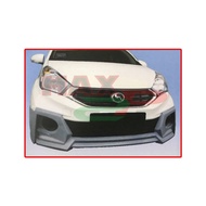 Perodua Myvi Icon (2015 Facelift) WALD Front Skirt Skirting Bumper Lower Polyurethane PU Bodykit - R