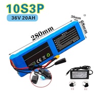 10S3P 36V Battery Pack 18650 Lithium Ion Battery 500W For high power Motorcycle Pedal
