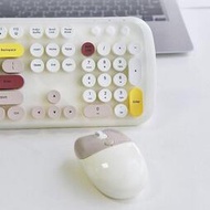 [公司貨】電競鍵盤 機械鍵盤 遊戲鍵盤 MOFII摩天手無線鍵盤靜音貓咪鼠標套裝 女生辦公可愛臺式機筆記本