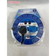 DLX H/Duty Extension Cable Reel @7 Meter ( 2 Gang )