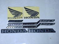 Striping lis/Stiker Body/Stiker Motor Honda Vario 150 2016-2017Hitam