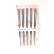 [580] Linox 316 Stainless Steel Square Chopsticks 316 316 316 316 23cm 5 Pairs
