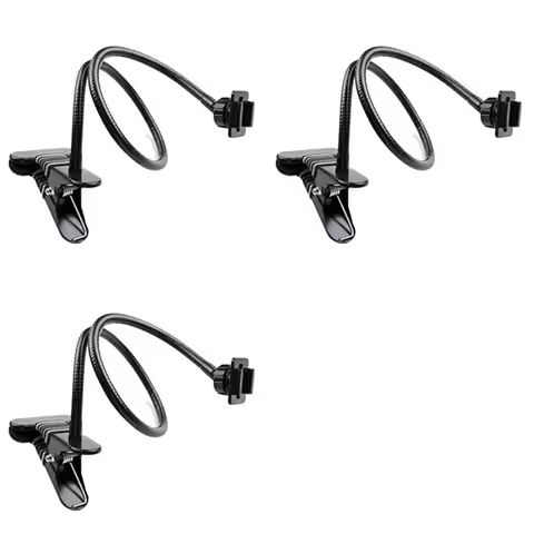 Classic-3X Webcam Stand 25 Inch Flexible Desk Mount Clamp Gooseneck Stand For Logitech Webcam C930E,