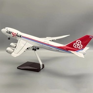 FW 747-8F Cargolux Airplane Model 1/160 Scale Aircraft 747 Luxembourg Cargo Resin Transport Diecast 