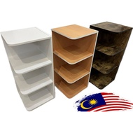 3 Tier Book Shelf DIY 3 Tier High Quality Multipurpose Wooden Rack / Book Rak/ Utility Shef Plywood