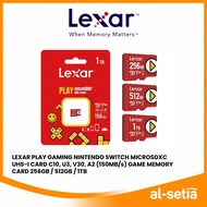 LEXAR PLAY GAMING NINTENDO SWITCH MICROSDXC UHS-I CARD C10, U3, V30, A2 (150MB/s) GAME MEMORY CARD 2