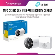 TP-Link Tapo C420S1 2K+ Wire-Free Security Camera | 5200mAh Battery Outdoor CCTV | Color Night Visio