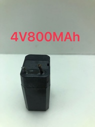 แบตเตอร์รี้4V 800mAhแอมป์ชั่วโมงสำหรับยุงแบตเตอรี่ไฟฉาย LED🔦แบตเตอรี่สำหรับเด็กรถของเล่น