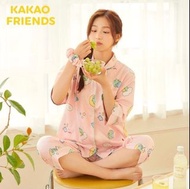 台灣直送✈️ Kakao Friends Jordy 睡衣套裝 (粉紅/綠色)✈️台灣代購