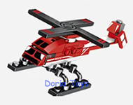 Sembo Rescue Fire Truck Firefighting Pemadam Kebakaran Building Blocks 8in1 712028-35