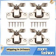 Zoomfashion Short Arm Hinge Soft Close Cabinet with 24 Screws for Bathroom