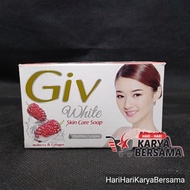 giv white skin care soap mulberry &amp; collagen 72gr