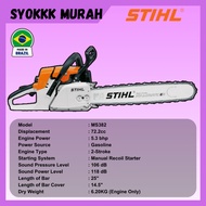 STIHL GERMANY MS382 25" 100% Original Made in BRAZIL Chain Saw Mesin Potong Pokok Heavy Duty
