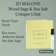 JO MALONE Wood Sage & Sea Salt Cologne 1.5ml Travel Mini Perfume Spray