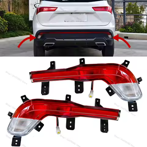 For MG Hector For Wuling Almaz For Chevy Captiva Baojun 530 2018-2019 Rear Fog Light Rear Bumper Lig