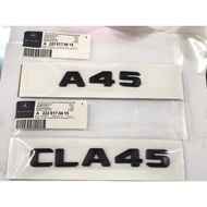 Mercedes CLA45 or A45 Black Mate emblem amg turbo 4matic for mercedes