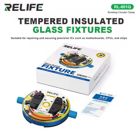 RELIFE RL-601Q Tempered Insulated Glass Fixtures Bidirectional Movement, Compatible with Chipsets an