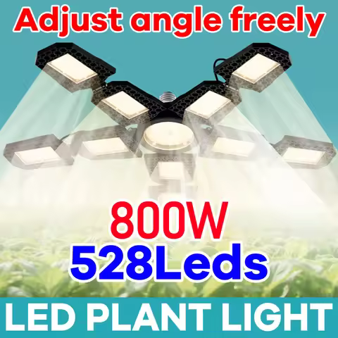 Full Spectrum Grow Lights Deformable LED Plant Growth Light Bulbs E27/E26 Sunlight Red Blue UV/IR 5A