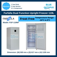 Farfalla Dual Function Upright Freezer 119L (FUF-119NF)