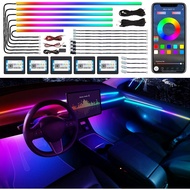 Dreamcolor Acrylic Interior Car LED Strip Light with Wireless APP, RGB 18 in 1 with 175 inches 600 L