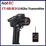 HOTRC CT-6B 8CH 2.4Ghz One-hand Remote Control F-08A 8 Channel PWM Receiver Single Transmitter For R