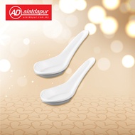 Melamine White Soup Spoon Tableware GZA