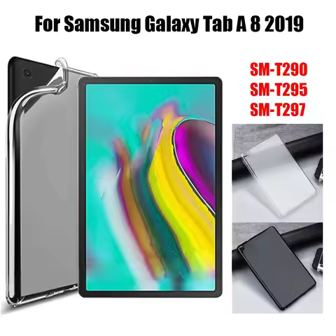 Shockproof Cover For Samsung Galaxy Tab A 8.0 2019 SM-T290 T295 T297 8inch TPU Soft Bumper Back Case
