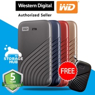 WD My Passport SSD 2TB NVMe Portable SSD External Solid State Drive - Grey / Red / Blue / Rose Gold