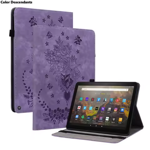 Embossed Case For Amazon Kindle Fire HD10 2019 2017 Fire 7 2022 KPW5 HD10 PLUS 2021 HD8 2022 2020 20