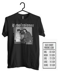 Kaos Distro/Kaos Gambar/Kaos Revolusioner (Soekarno x Che Guevara)