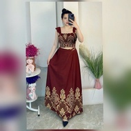 SET CROPTOP AMD LONG SKIRT FREE SIZE READY STOCK IN MALAISYA