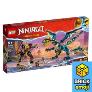 LEGO 71796 NINJAGO Elemental Dragon vs. The Empress Mech Đồ chơi khối xây dựng