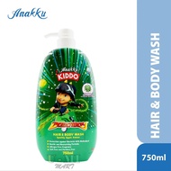 ANAKKU KIDDO BOBOIBOY HAIR & BODAY WASH 750ML