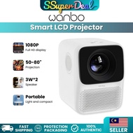 (GLOBAL ENGLISH) Wanbo T2 Series T2 Free / T2 Max Portable Mini Pico Android Smart LCD Projector hom