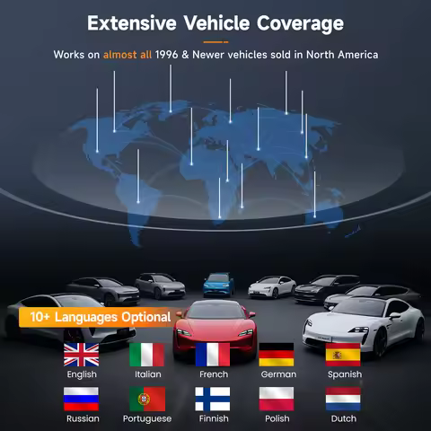 Professional Automotive Code Reader Multi-language ANCEL AD410 EOBD Digital Diagnostic Tool Scanner 
