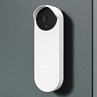 PUUUCI Silicone Case for Google Nest Hello Doorbell (Wired, 2nd Gen) 2022 Cover - Weatherproof Protective Nest Doorbell Silicone Skin Case (White)