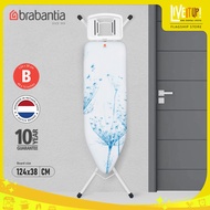 Brabantia Ironing Board, B, 124 x 38 cm, Solid Rest - Cotton Flower