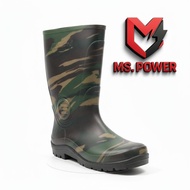 Army Short Wing On Boots Fishery Plantation Shoes