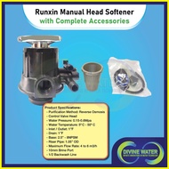 ஐ ◴ ❀ FRP Manual Head - Softener Control Valve Head ( comes with UPPER STRAINER )