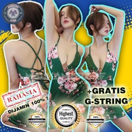 Set setelan baju pakaian daster dress gaun tidur sleapwear haram tank top tangtop piyama dinas malam